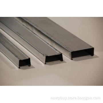 ASTM/GB/JIS 80-180g/m2 Zinc Coated Galvanized Steel Profile
